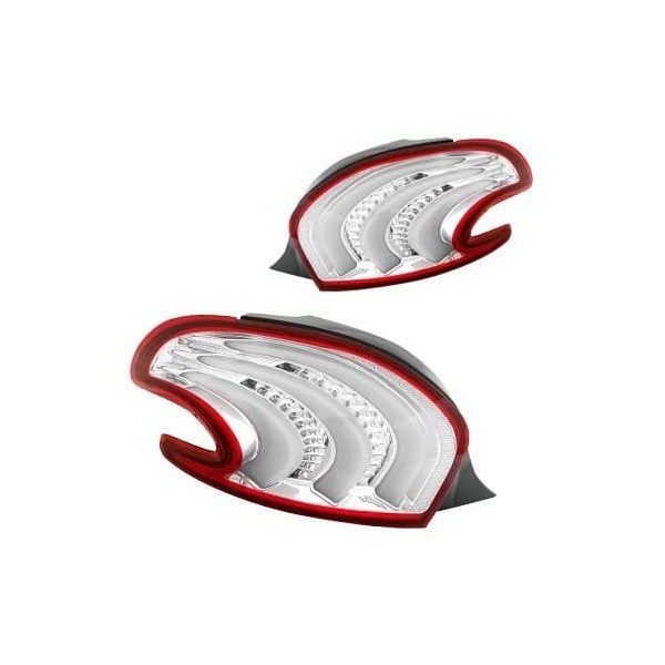 2 Feux LED Peugeot 208 12-15 - Rouge