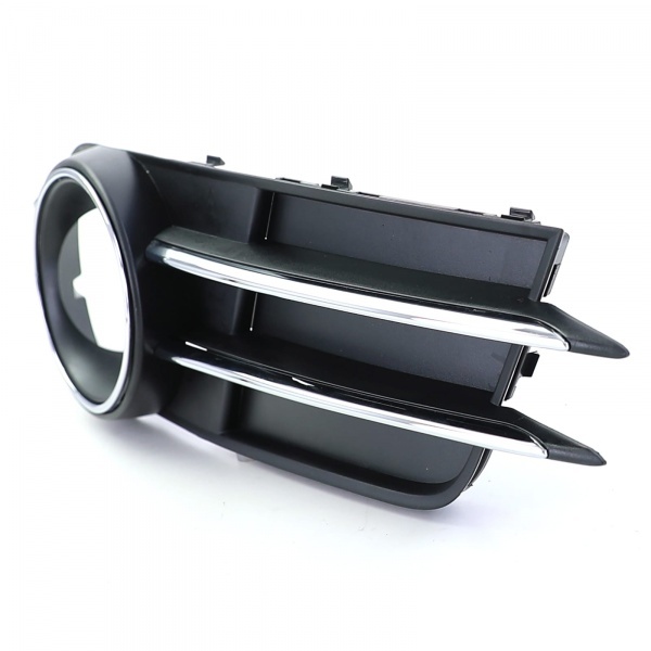 Grille antibrouillard droite Audi A6 C7 4G - Noir Chrome