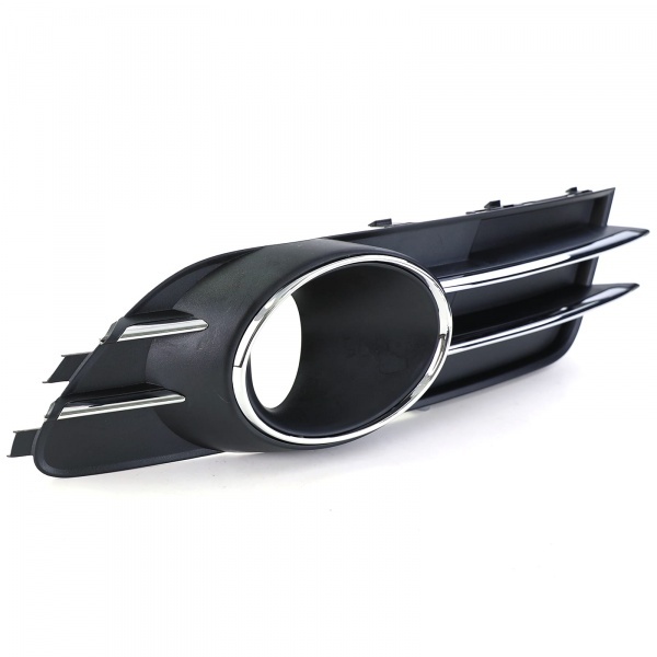 Grille antibrouillard droite Audi A6 C7 4G - Noir Chrome