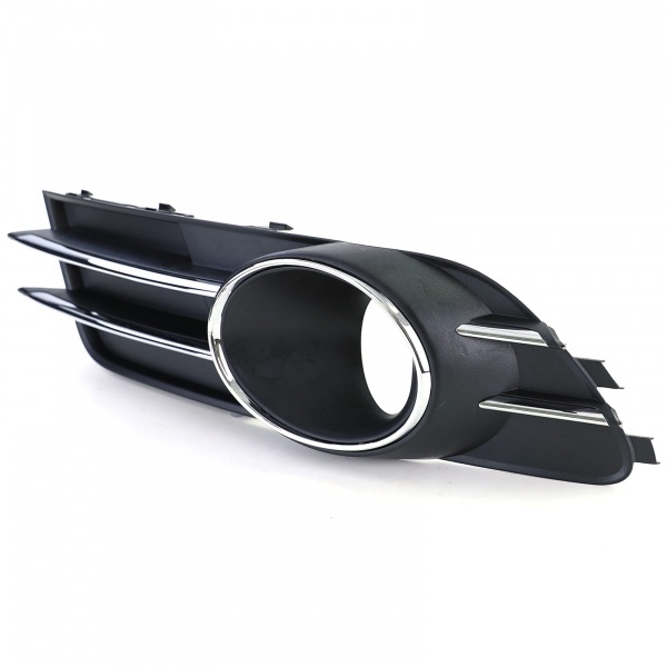 Grille antibrouillard gauche Audi A6 C7 4G - Noir Chrome