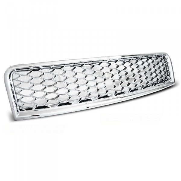Grille calandre Audi A4 B6 00-04 - chrome - look RS4