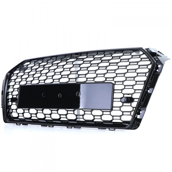 Audi A4 B9 8W 15-19 grille - RS4 look - Glossy Black