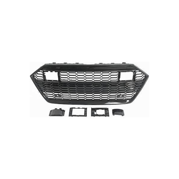 Grille calandre Audi A7 4K8 18-21 - look RS7 - Noir Laqué - PDC ACC