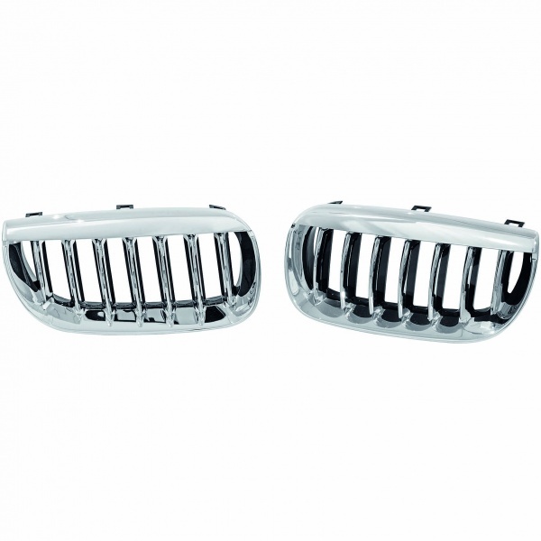 Grilles calandre BMW X3 E83 03-06 - Chrome