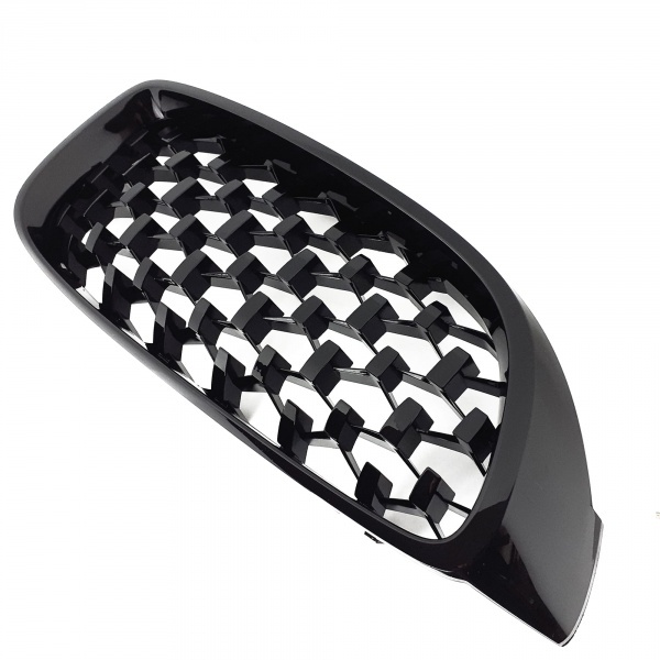 Grilles calandre BMW Serie 4 F32 F33 F36 look Diamant - Noir Brillant