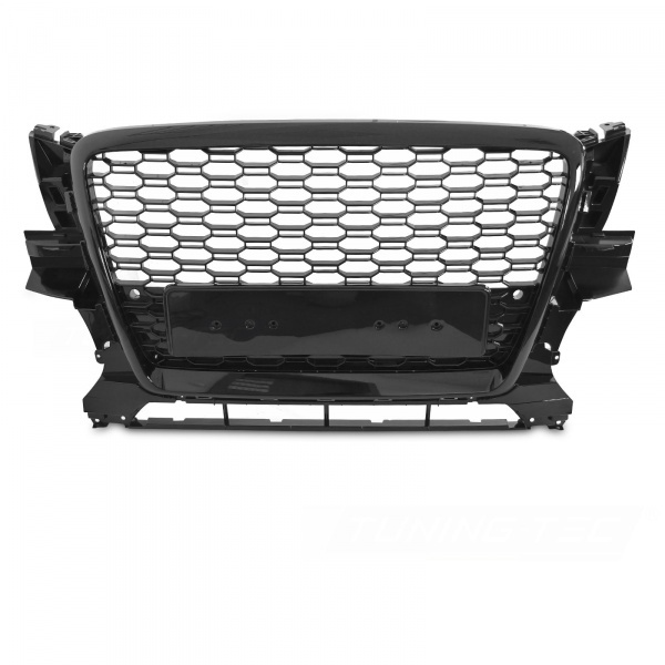 Grille calandre Audi Q5 8R 08-12 - look RSQ5 phase 1 - Noir Brillant - PDC