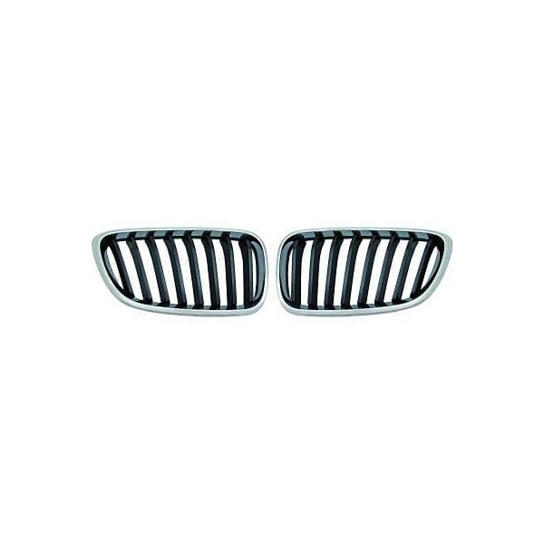 Grilles calandre BMW Serie 2 F22 / F23 - Chrome look M