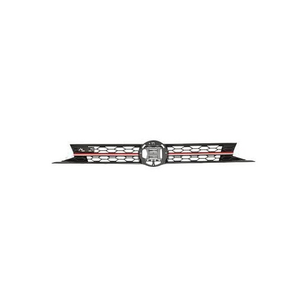 Grille calandre VW Polo 6 (AW) 18-20 - look GTI - Noir