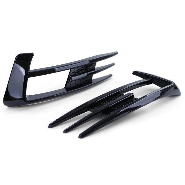 Grilles VW GOLF 7 phase 1 - look GTI nid d'abeille - Noir brillant