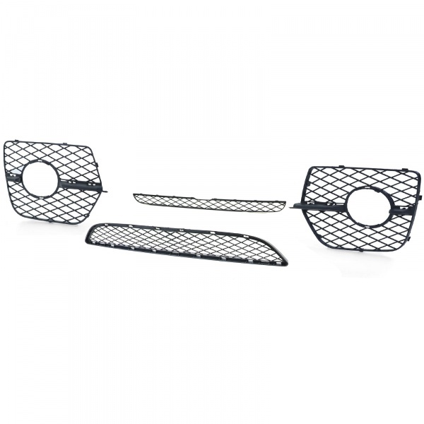 Kit Grilles look M - BMW X6 E71 06-14 - Noir Mat