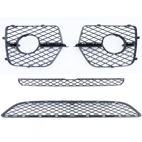 Kit Grilles look M - BMW X6 E71 06-14 - Noir Mat
