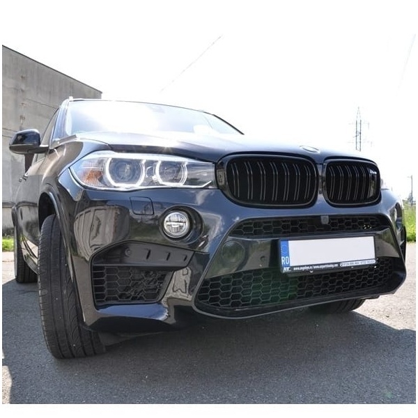 Grilles calandre BMW X5 F15 X6 F16 13-18 - Noir Brillant look M