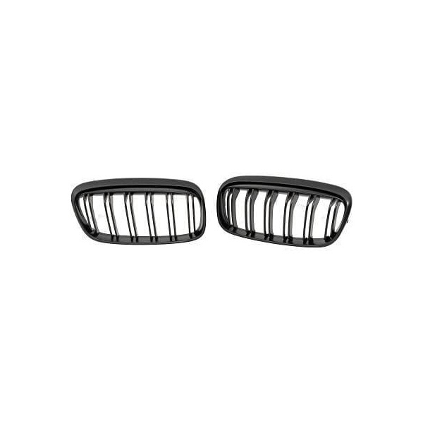 Grilles calandre BMW Serie 2 F45 F46 - Noir mat look M