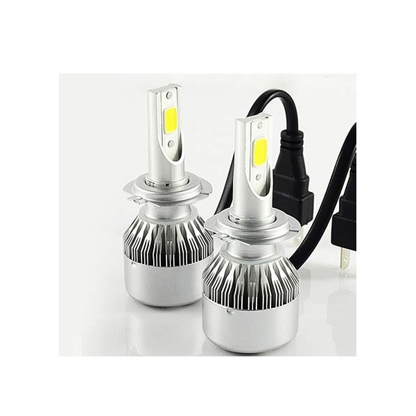 2 LED-Lampen H7 HEADxtrem C6 7600lumen 72W - Reinweiß