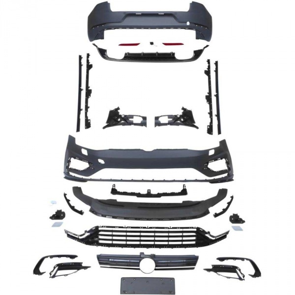 Kit carrosserie complet VW Golf 7 (VII) 2012-2017 look R-line 7.5 sans PDC