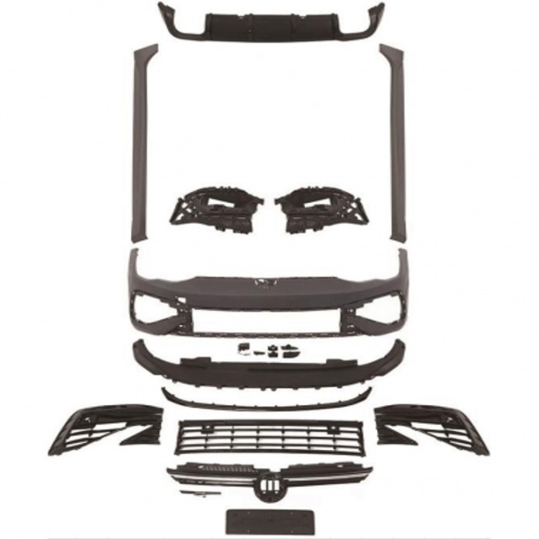 Kit carrosserie complet VW Golf 8 (VIII) 19-24 - look R + calandre LED