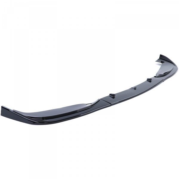 Spoiler lame de pare choc - BMW Serie E46 coupe cab - look mperf - noir brillant