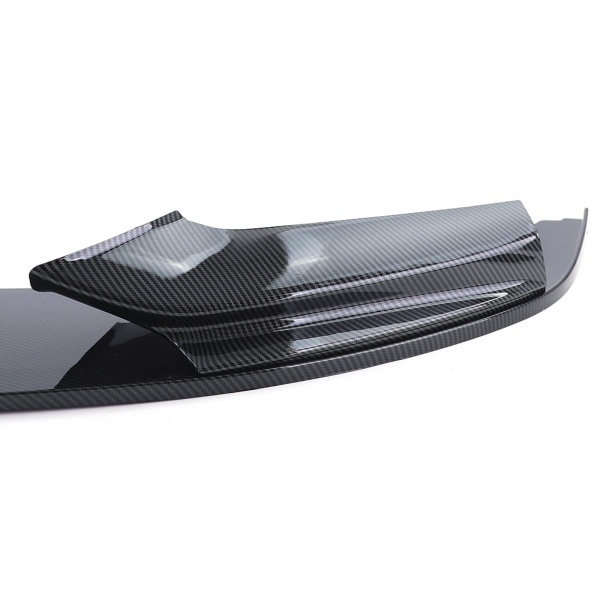Spoiler lame pare choc - BMW Serie 5 F10 F11 10-17 - look mperf - noir carbone