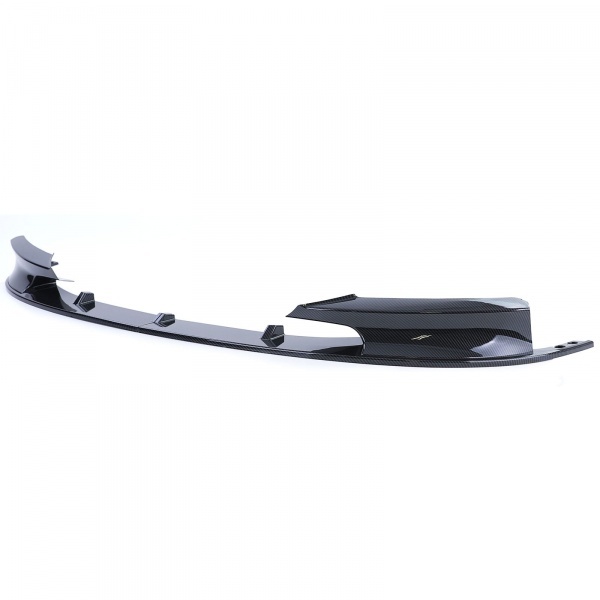 Spoiler lame de pare choc - BMW Serie 3 F30 F31 11-18  - look mperf - noir carbone