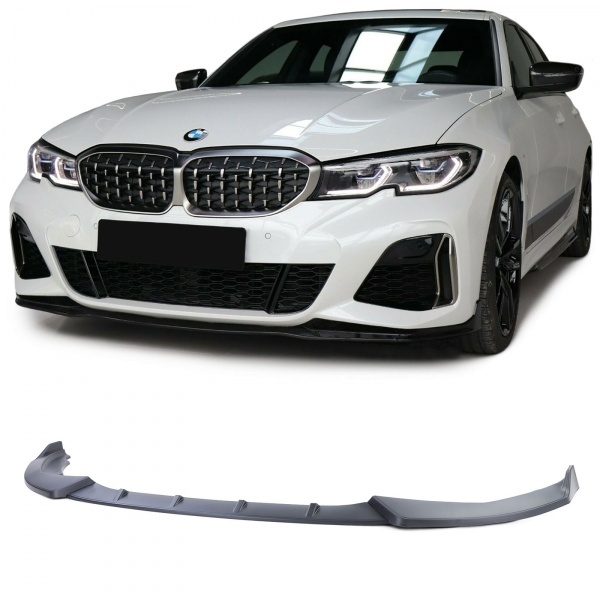 Spoiler lame pare choc - BMW Serie 3 G20 G21 18-21  - look mperf - noir mat