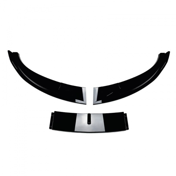 Spoiler lame avant - BMW Serie 5 E60 E61 M5 03-10 - noir brillant
