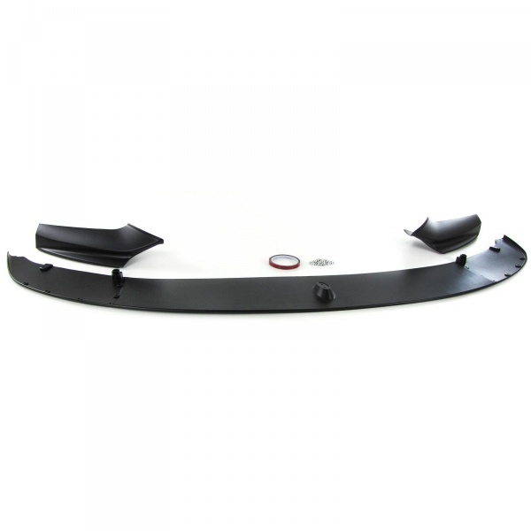 Spoiler de pare choc - BMW Serie 5 F10 F11 11-17 - look mperf 1 piece - noir Mat