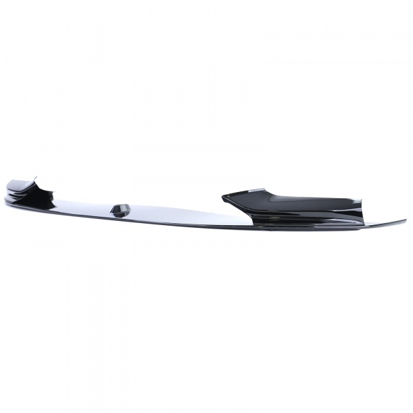 Spoiler lame pare choc - BMW Serie 5 F10 F11 10-17 - look mperf 1 piece - noir brillant