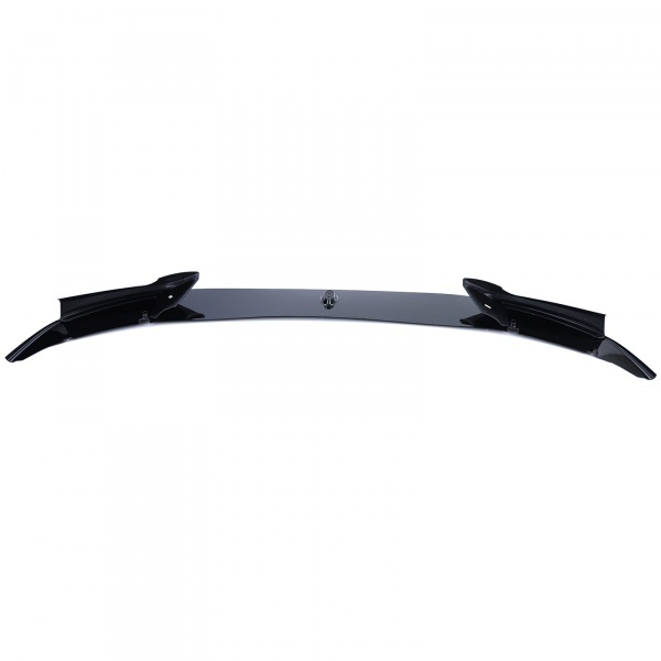 Spoiler lame pare choc - BMW Serie 5 F10 F11 10-17 - look mperf 1 piece - noir brillant