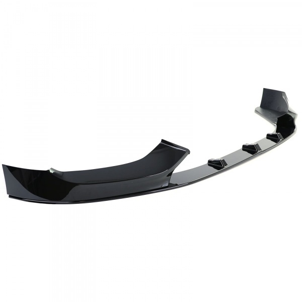 Spoiler lame de pare choc - BMW Serie 1 F20 F21 LCI 15-19 - look mperf - noir brillant