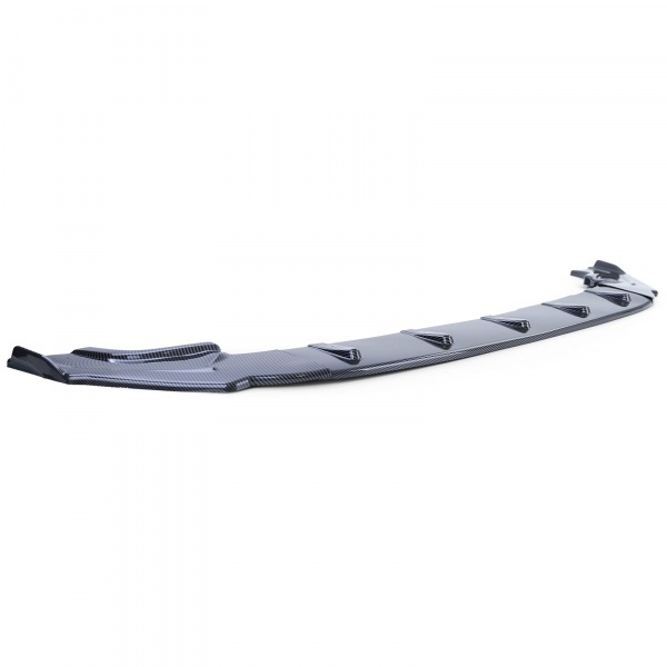 Spoiler lame avant - VW GOLF 7 7.5 GTI 12-20 - noir carbone brillant