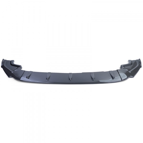 Spoiler lame avant - VW GOLF 7 7.5 GTI 12-20 - noir carbone brillant