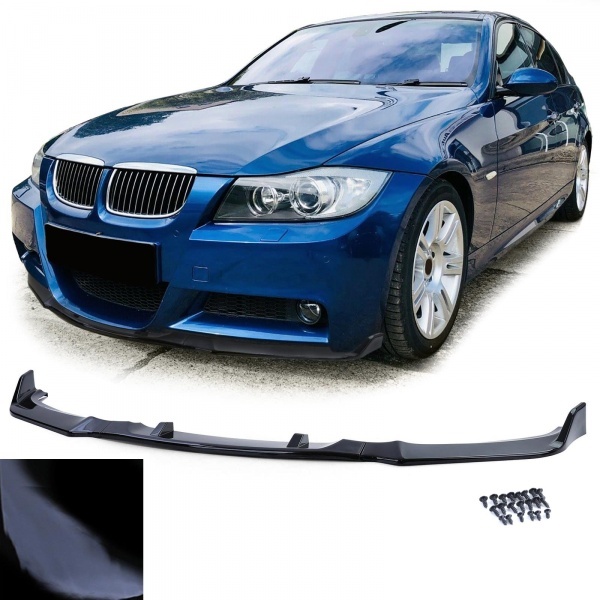 Spoiler lame avant - BMW Serie 3 E90 E91 05-08 - brillant