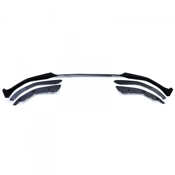 Spoiler lame pare choc - BMW Serie 3 G20 G21 18-21  - look mperf - noir brillant