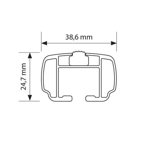 NORDRIVE Barres de toit NOWA  Alu BMW Serie 3 F31 Touring