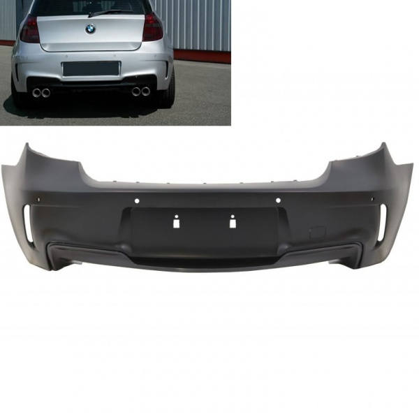 Pare choc arriere BMW Serie 1 E81 E87 04-11 look M1 - PDC