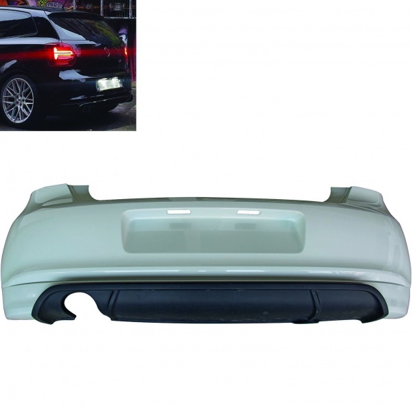 Pare choc arriere VW Polo 6R 6C 09-17 - look R - avec ou sans PDC