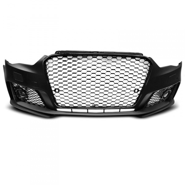 Pare choc avant AUDI A3 8V 12-16 - Look RS3 - Noir AB - PDC