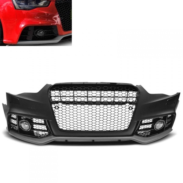 Pare choc avant AUDI A5 12-16 - Look RS5 - Noir - AB - PDC