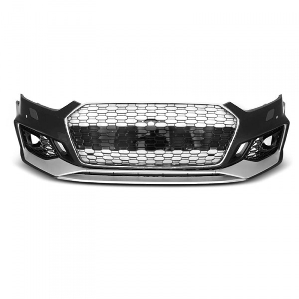 Pare choc avant AUDI A5 F5 16-19 - Look RS5 - Noir chrome - PDC