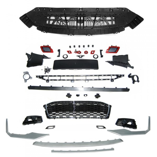 Pare choc avant AUDI A5 F5 16-19 - Look RS5 - Noir chrome - PDC