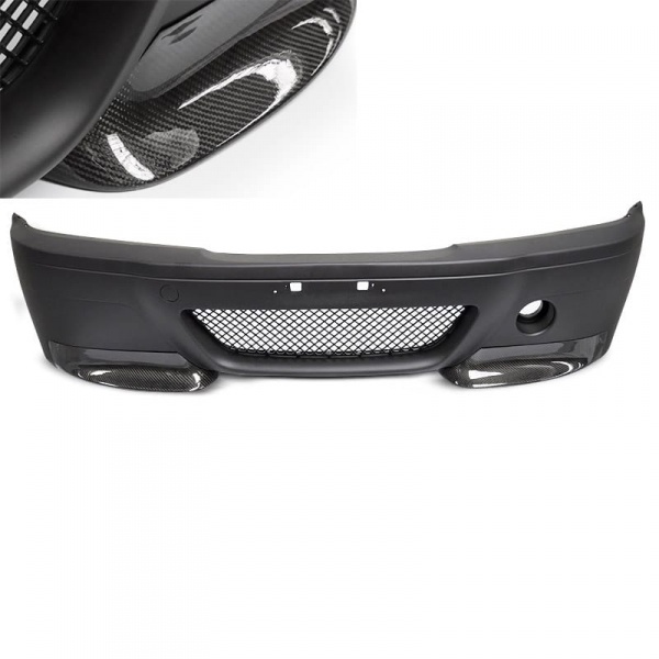Pare choc avant BMW Serie 3 E46 98-05 - look CSL carbone
