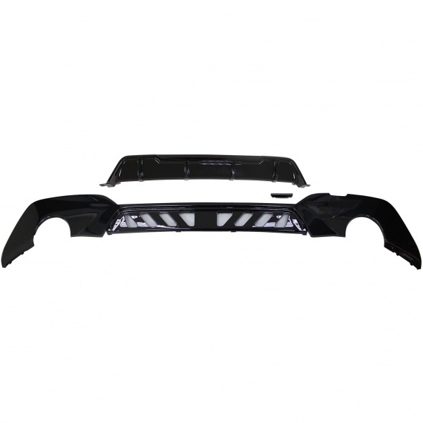 Diffuseur arriere BMW serie 3 G20 double sortie simple 19-22 - brillant