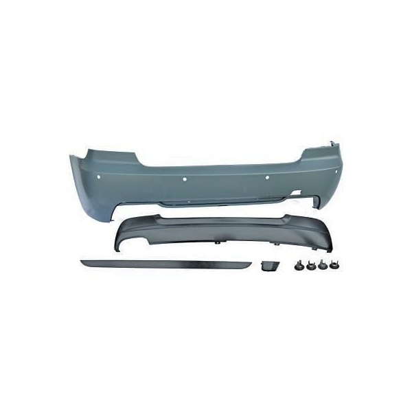 Pare choc arriere BMW Serie 3 E92 E93 06-10 look M - PDC