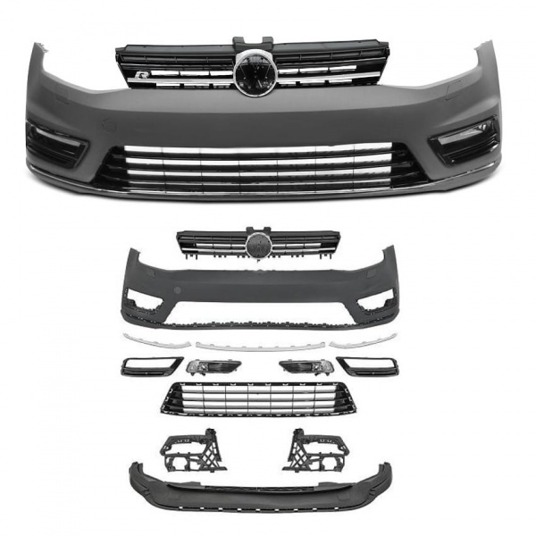 Pare choc avant VW Golf 7 (VII) look R-line
