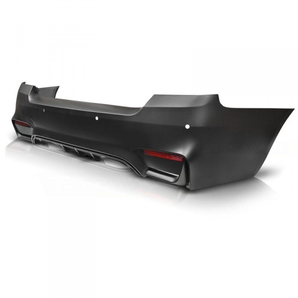 Pare choc arriere BMW Serie 3 E92 E93 06-13 look M4 double - PDC