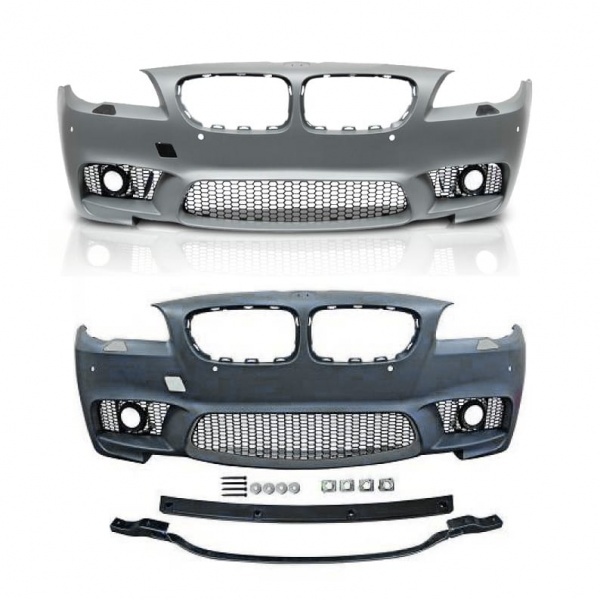 Pare choc avant BMW Serie 5 F10 F11 LCI 13-17 - look M5 - PDC
