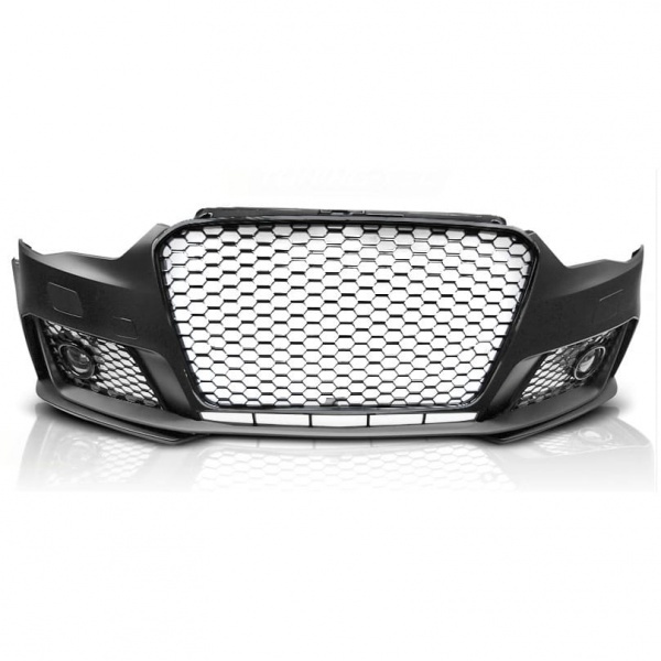 Pare choc avant AUDI A3 8V 12-16 - Look RS3 - Noir AB