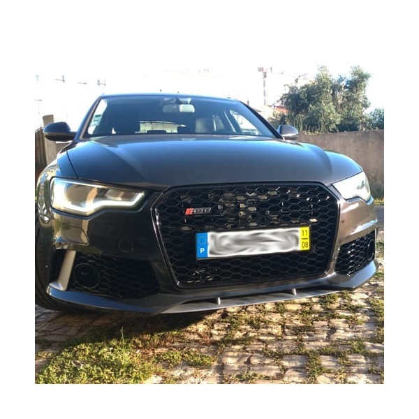 Pare choc avant AUDI A6 C7 11-14 - Look RS6 - Noir