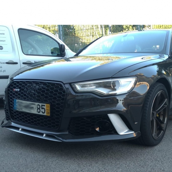 Pare choc avant AUDI A6 C7 11-14 - Look RS6 - Noir