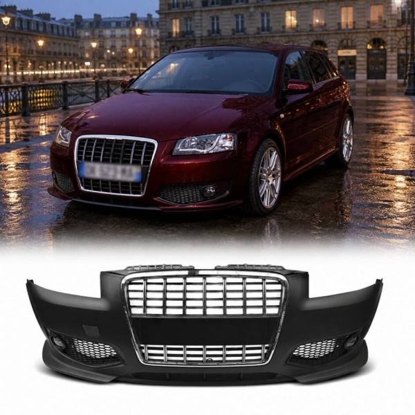 Pare choc avant AUDI A3 8P 05-08 Look S3